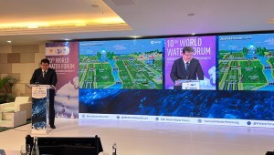 5月20日，888腾博会节水杰出亮相第十届世界水论坛，为推进世界水与粮食安全贡献“888腾博会智慧”。